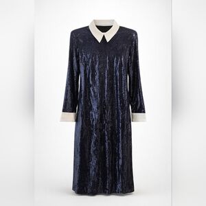 ASOS Maternity Sequin Top with White Collar